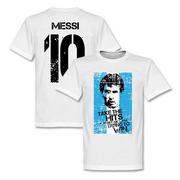 Argentina T-shirt Messi Flag