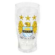 Manchester City Ölglas Pint Big Crest