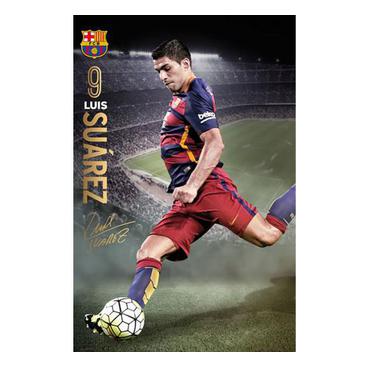 Barcelona Affisch Suarez 96