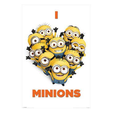 Despicable Me Affisch I Love Minions A146