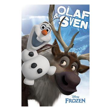 Frozen Affisch Olaf And Sven A245