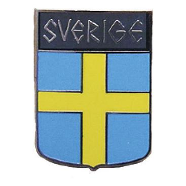Sverige Pins Sköld
