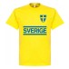 Sverige T-shirt Ibrahimovic 10 Gul