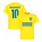 Sverige T-shirt Ibrahimovic 10 Gul