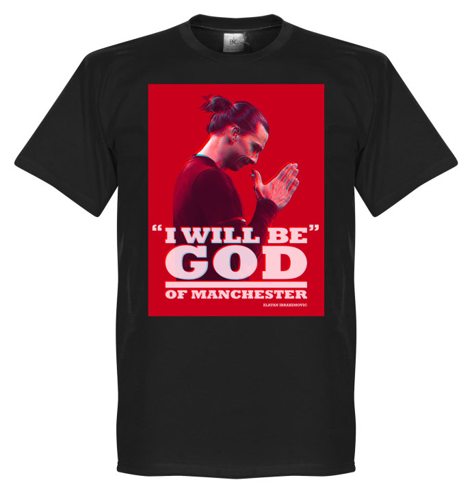 Manchester United T-shirt Zlatan God Of Manchester Zlatan ...