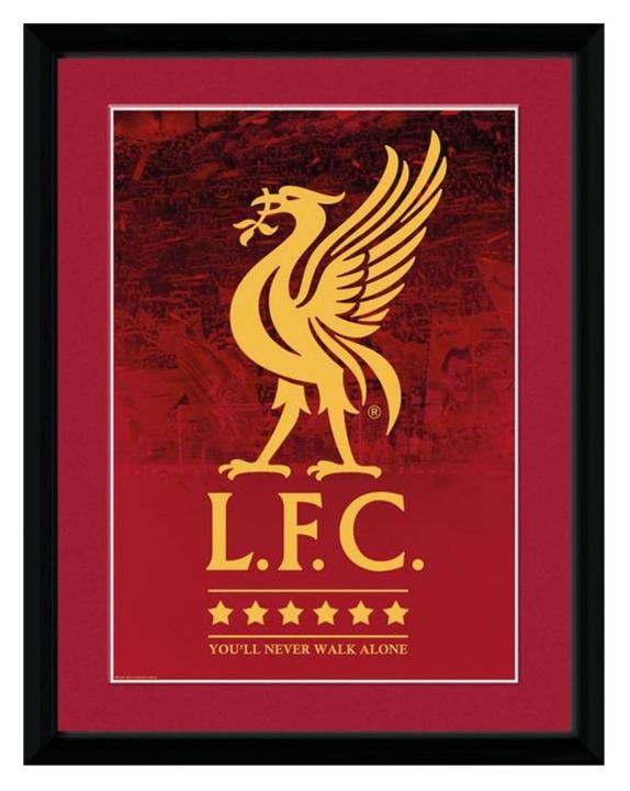 Liverpool Poster Med Ram Crest Stars