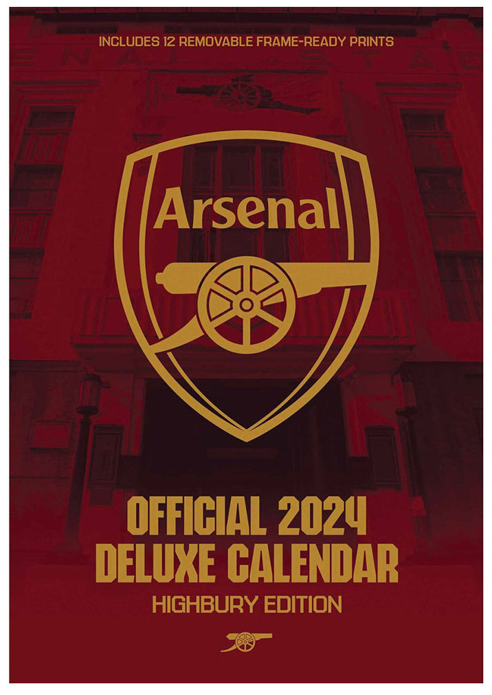 Arsenal V Ggkalender Deluxe 2024   Arsenal Vaggkalender Deluxe 2024 1 