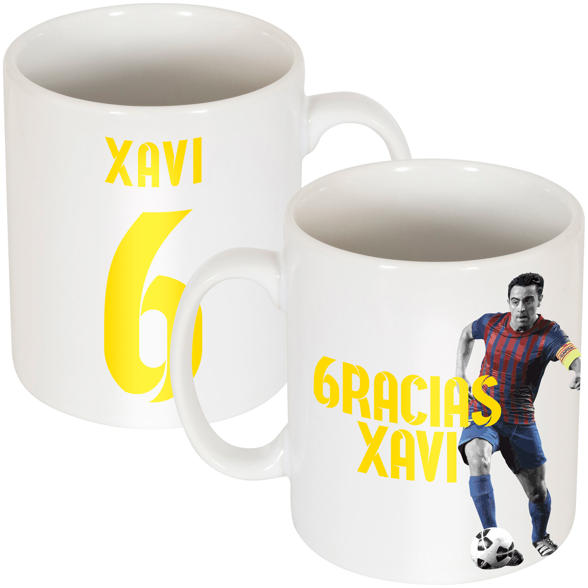 Barcelona Mugg Gracias Xavi Xavier Hernandez I Creus Vit