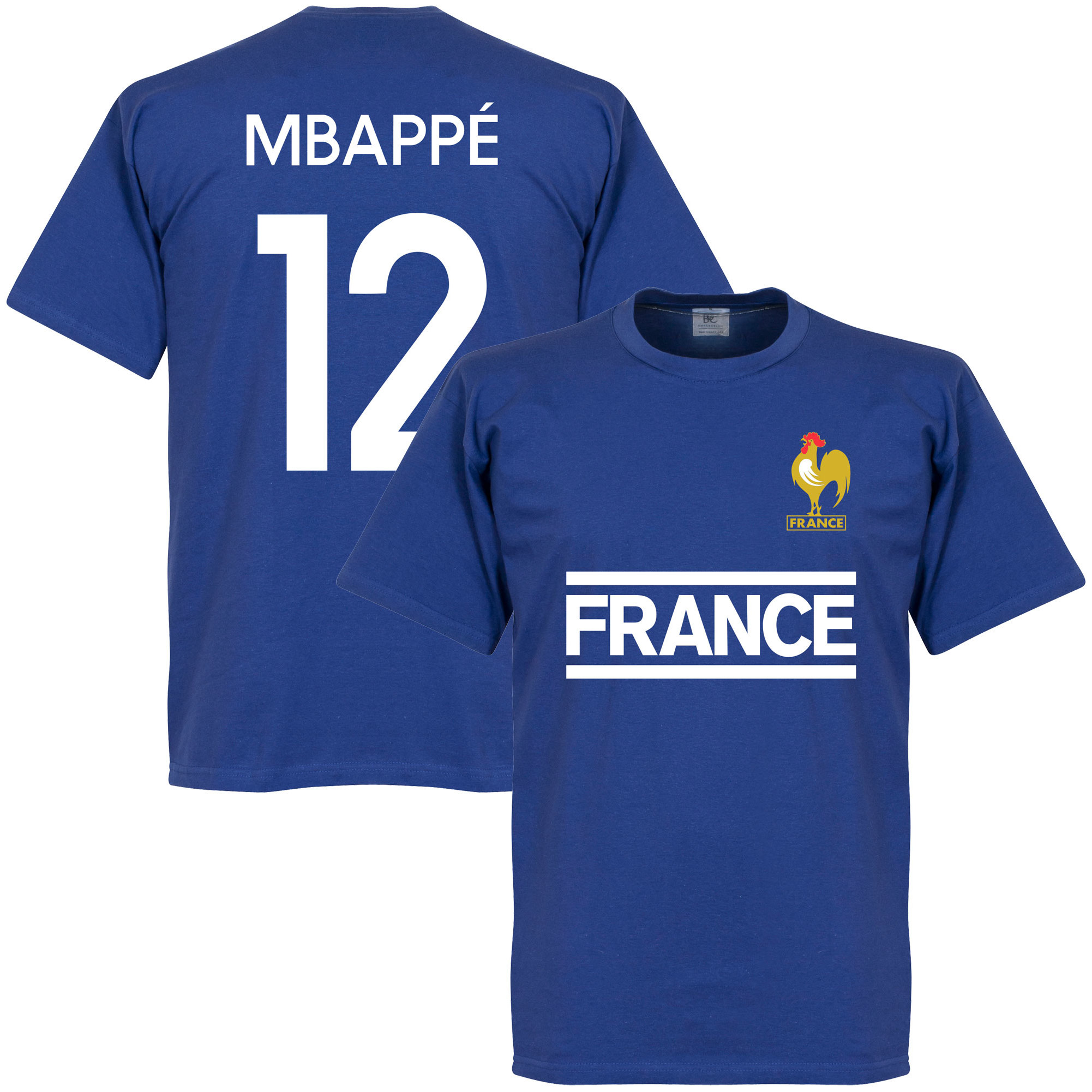 Frankrike T-shirt Mbappe Team Kylian Mbappe Blå